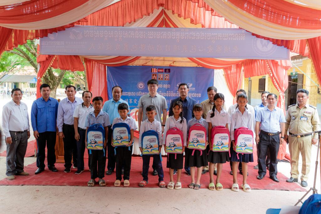 CSAF Continued distributing 30,056 Panda Packs of study materials to Cambodian students in 6 provinces