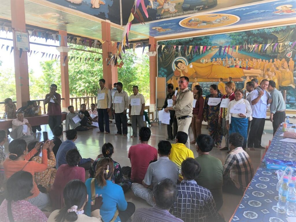 Election for selecting members of Boeung O’Svay Tourism Community Management Committee